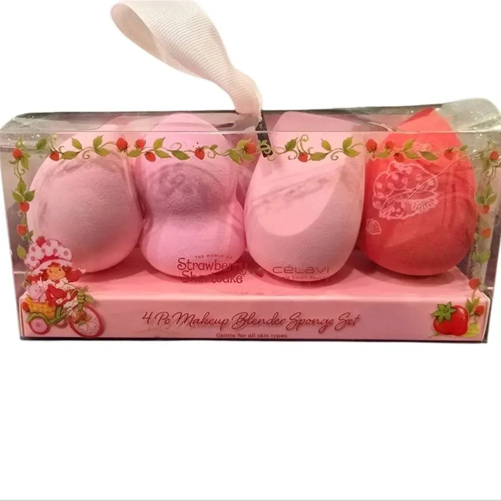Celavi X Strawberry‎ Shortcake Makeup Blender Sponge Set